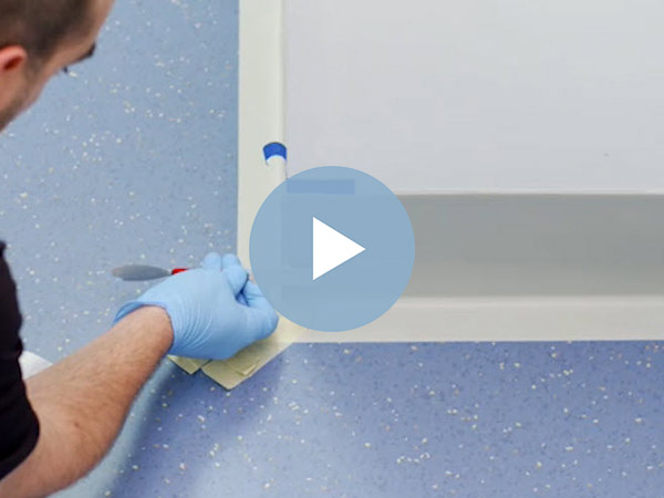 cold welding of nora sanitary base corners