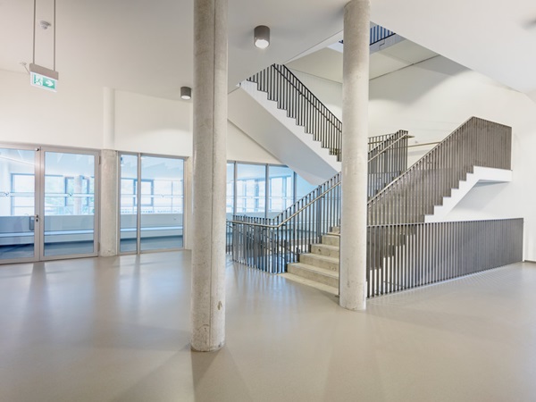 rubber floor coverings in the Center for Hybrid Nanostructures (ChyN), Hamburg