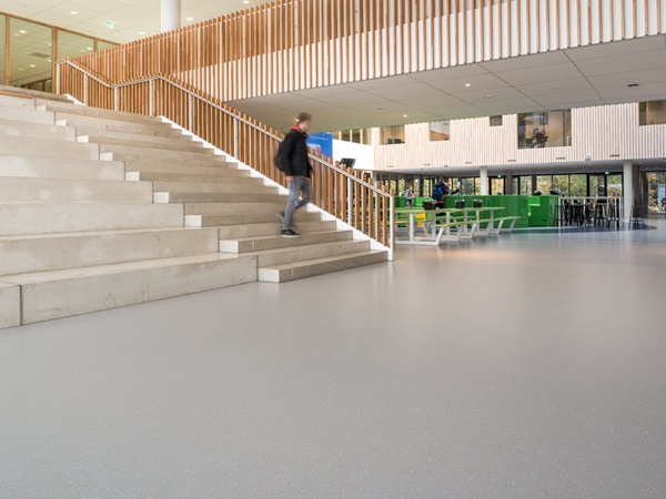 Proyecto de referencia para revestimientos nora: Liceo Frits Philips, Eindhoven