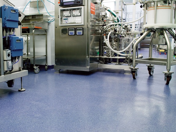 Biopharmaceutical Manufacturing flooring solution from nora systems