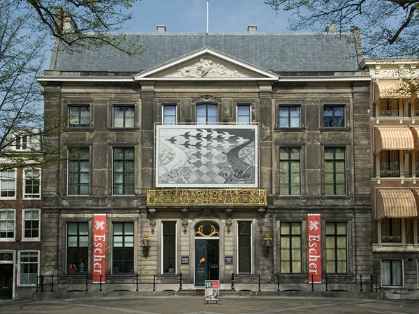 Outdoor shot: Escher Museum in The Hague - a reference for nora floor coverings