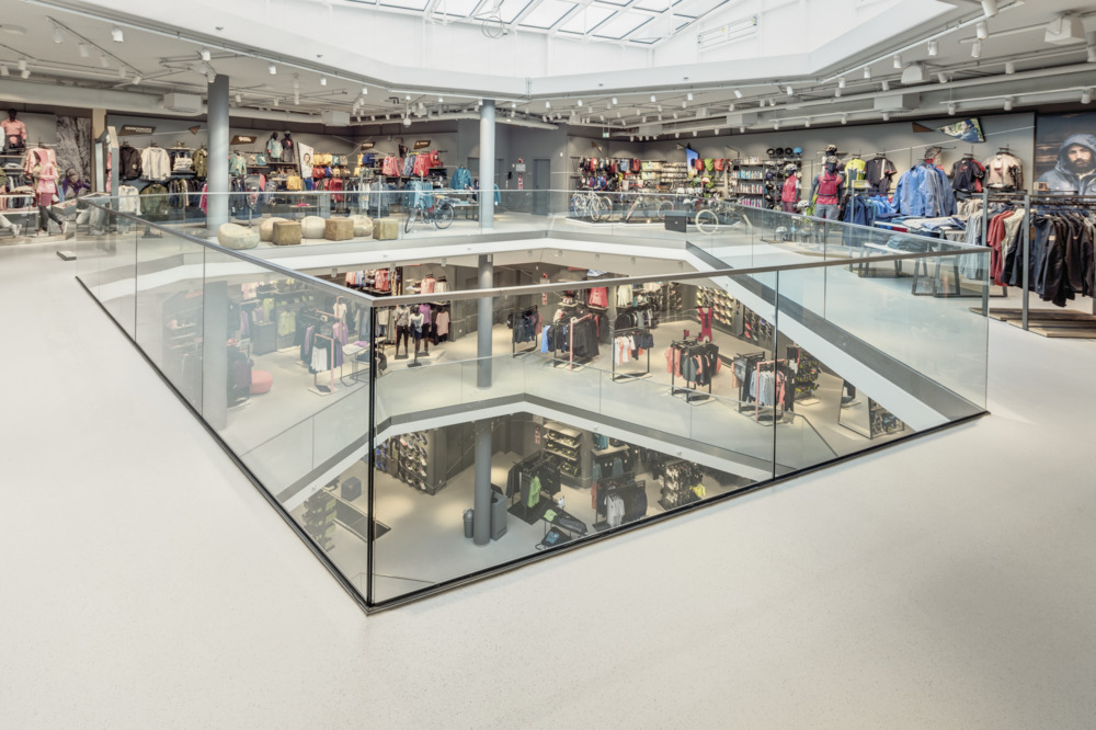Atrium im Modehaus